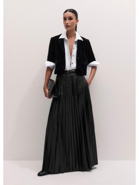 ME+EM Pleated Full-Length Skirt