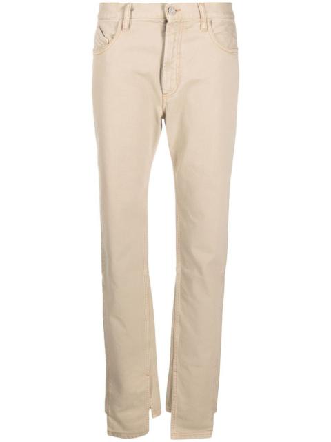 THE ATTICO slit-hem straight-leg jeans