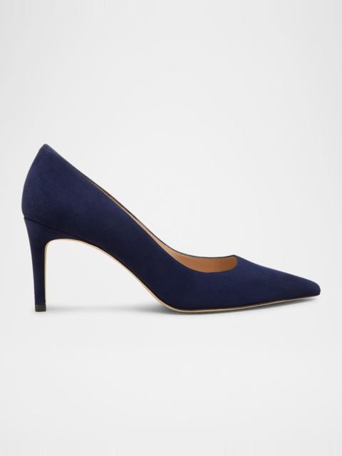 Stuart Weitzman Stuart Suede Stiletto Pumps