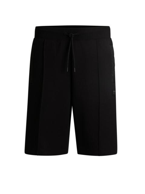 HUGO SHORTS WITH ZIGZAG STITCHING