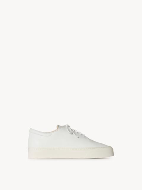 The Row Marie H Lace-Up Sneaker in Leather