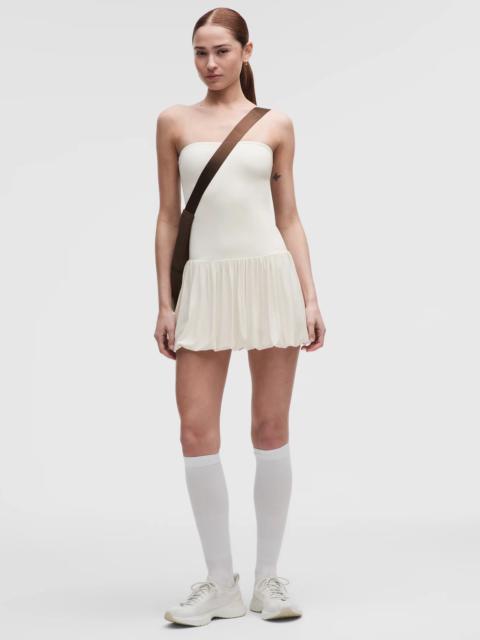 lululemon 2-in-1 Bubble-Hem Mini Dress