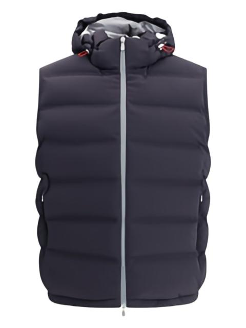 Brunello Cucinelli hooded quilted gilet