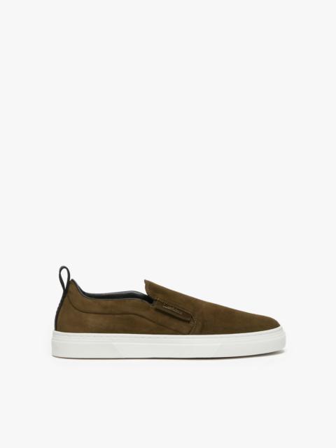 Max Mara Suede slip-ons