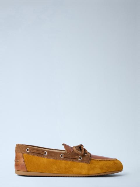 Miu Miu Suede Boat Shoes