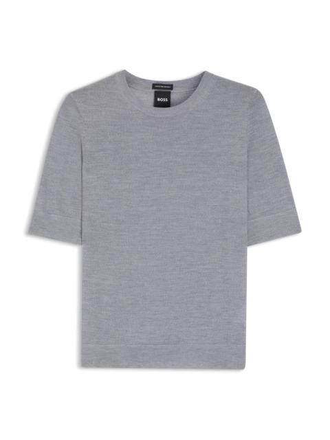 BOSS KNIT SWEATER IN WOOL