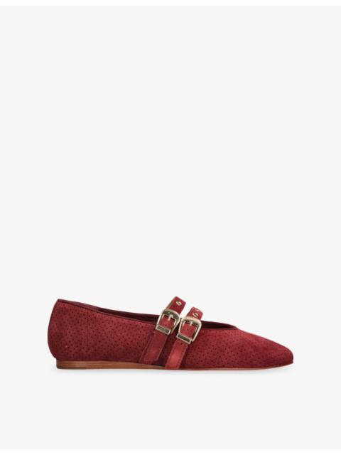 dolce vita Baylee Grommet Suede Ballet Flats