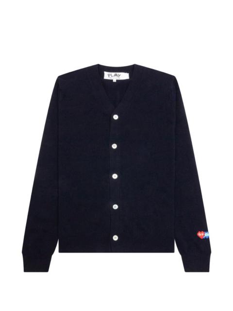Comme des Garçons PLAY heart-patch cardigan