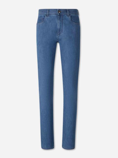 Canali STRAIGHT LEG COTTON JEANS