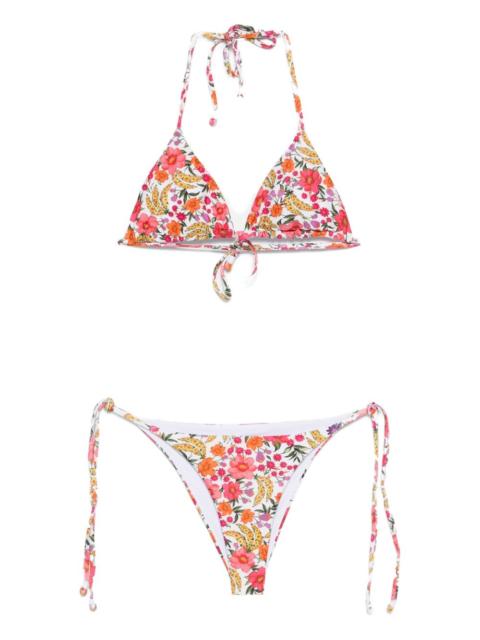 FARM RIO floral triangle bikini