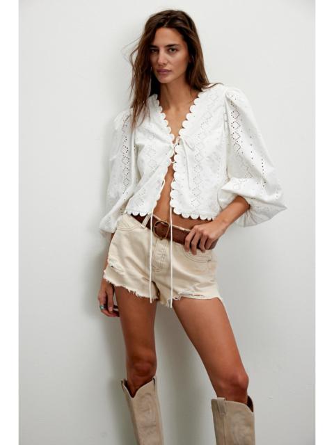 FREE PEOPLE We The Free Now Or Never Denim Shorts