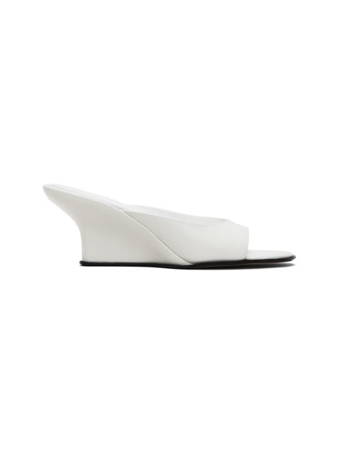 BY FAR White Caroo Heeled Sandals