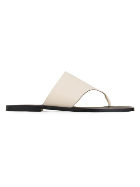 A.EMERY A. Emery Women's Paton Leather Sandals - Eggshell Black