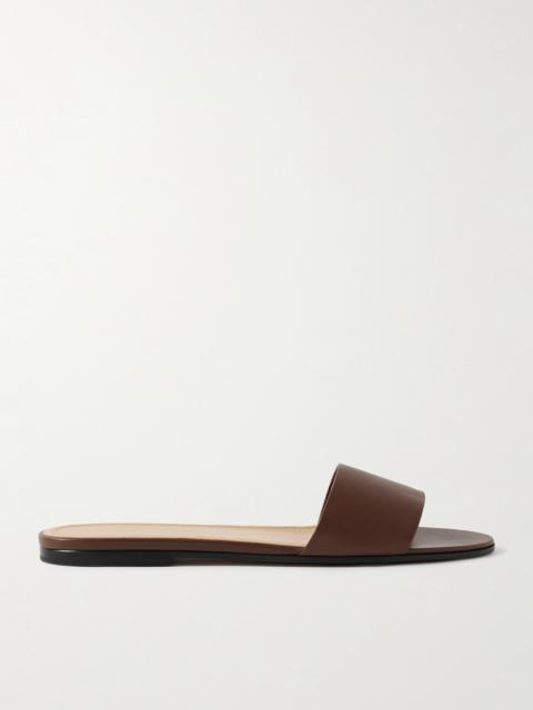The Row Signum Leather Slides