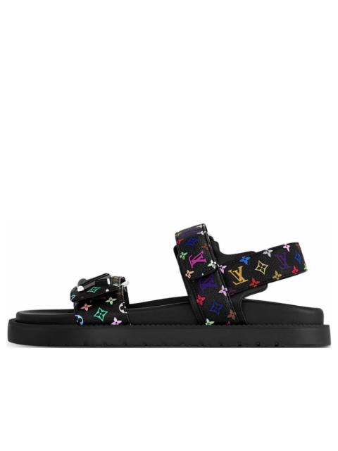 Louis Vuitton (WMNS) LOUIS VUITTON x Takashi Murakami Sunset Sandals 'Black' 1AGXF6