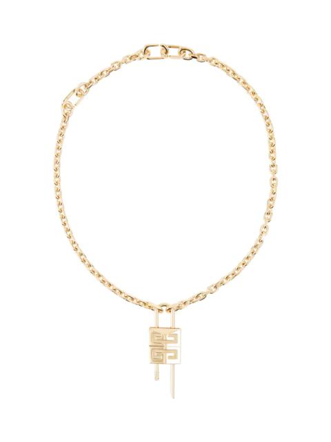 Givenchy 4G Padlock chainlink necklace