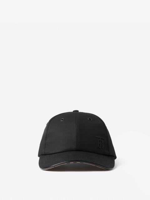 Burberry Monogram Motif Tropical Gabardine Baseball Cap