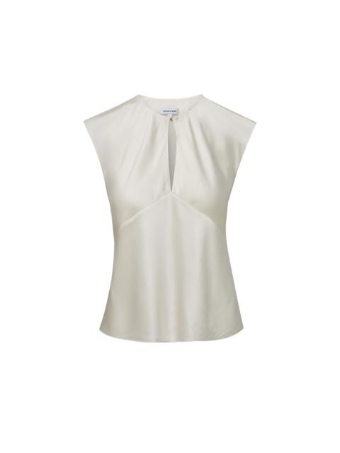 VERONICA BEARD SPARROW SILK-BLEND BLOUSE