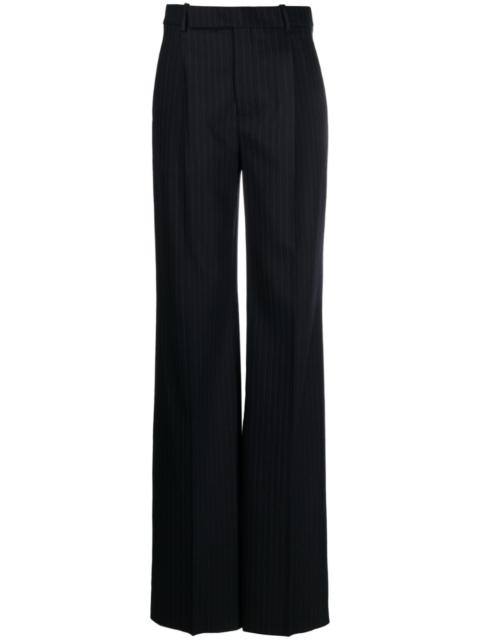 SAINT LAURENT high-waist pinstripe trousers