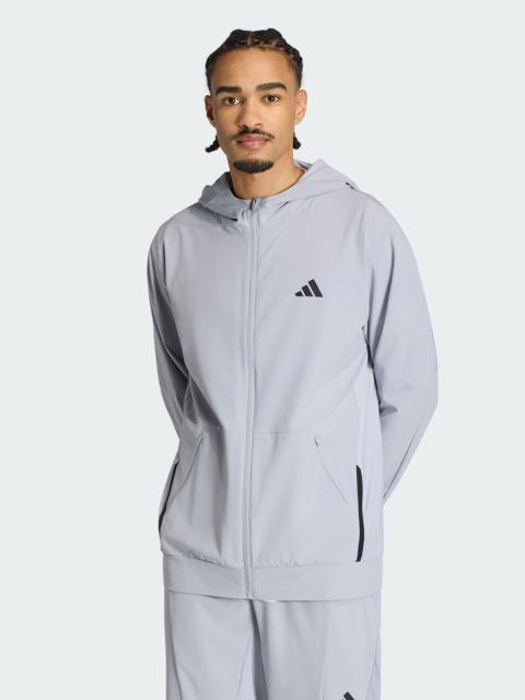 adidas D4T WORKOUT FULL-ZIP HOODIE