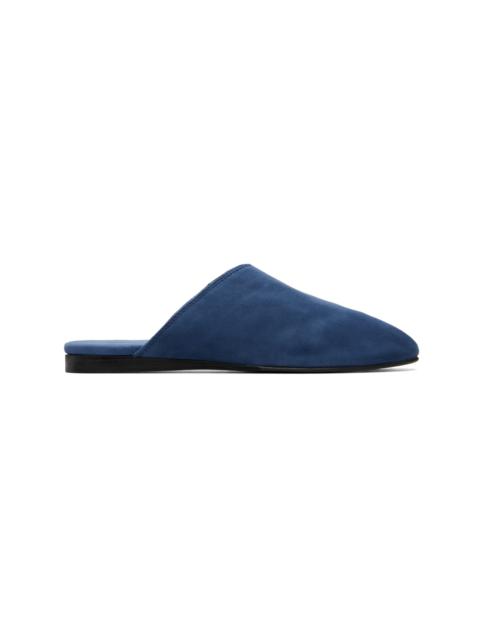 gimaguas Blue Slip On Flat Loafers