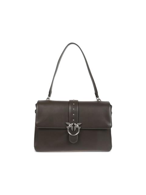 PINKO studded leather shoulder bag