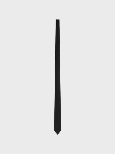 CELINE thin tie in diagonal silk