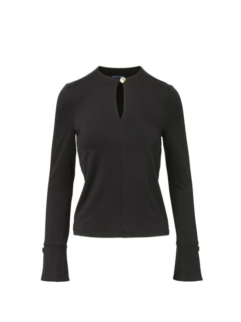 VERONICA BEARD ZYRIS KEY-HOLE TOP