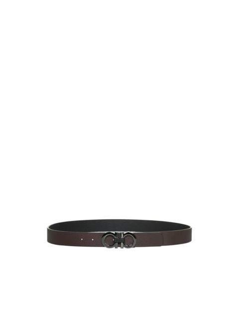 FERRAGAMO Gancini eather belt