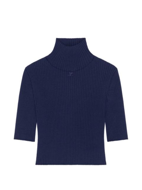 courrèges logo-detail top