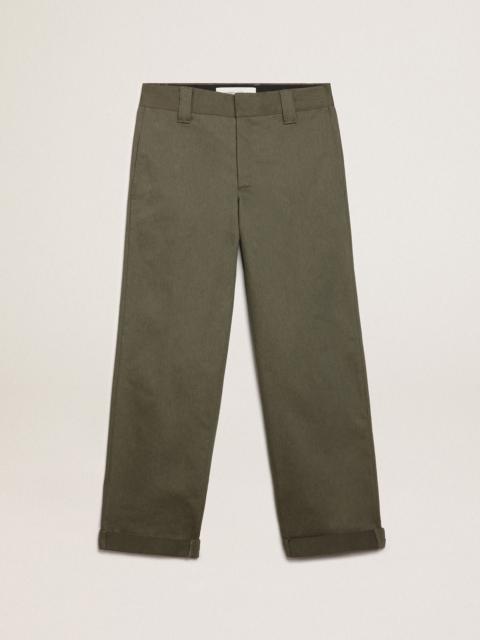 Golden Goose Military-green Golden Collection chinos