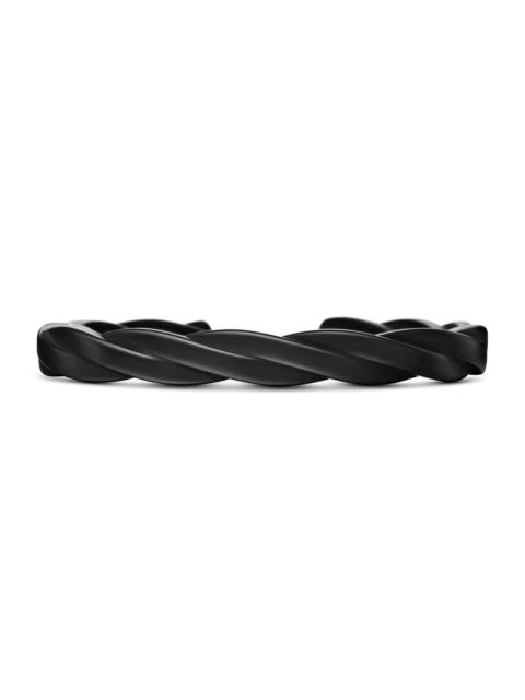 DAVID YURMAN Men's DY Helios Cuff Bracelet in Black Titanium, 9MM - Black