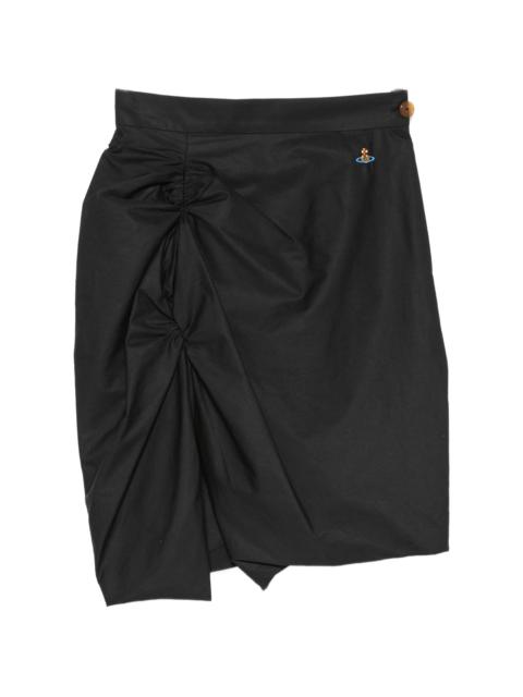 Vivienne Westwood Vivienne Westwood Ruched Asymmetric Mini Skirt