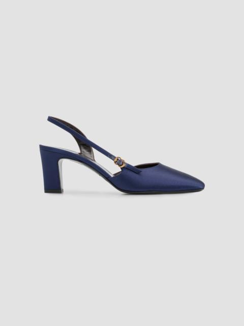 herbert levine Women's Ask Around 65MM Satin Heels - Satin Navy
