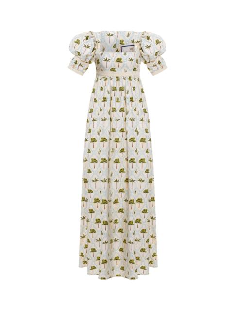 Agua by Agua Bendita Pistacho Cocora Maxi Dress