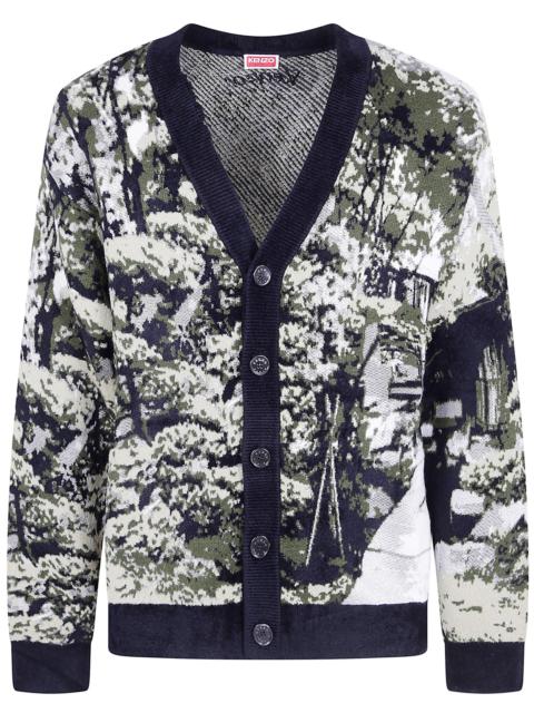 KENZO Sweater Tree Pattern "Kenzo Japanese Garden"