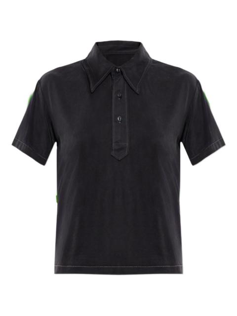 Maison Margiela button short-sleeve polo top