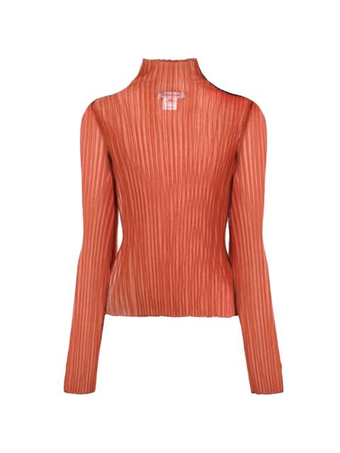 AISLING CAMPS Modern Mist semi-sheer T-shirt