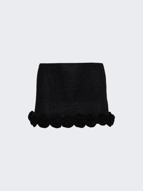 Oséree Lumiere Rose Skirt Black