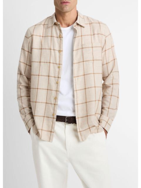 Vince Rockery Plaid Cotton Button-Front Shirt