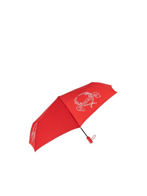 Moschino logo-motif umbrella