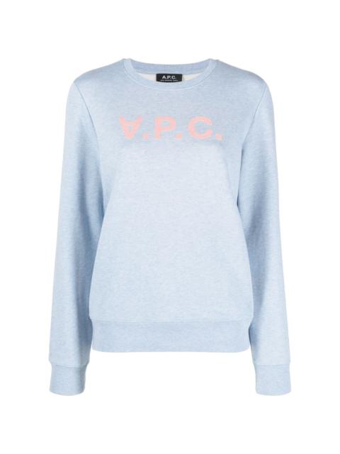 A.P.C. Viva logo cotton sweatshirt