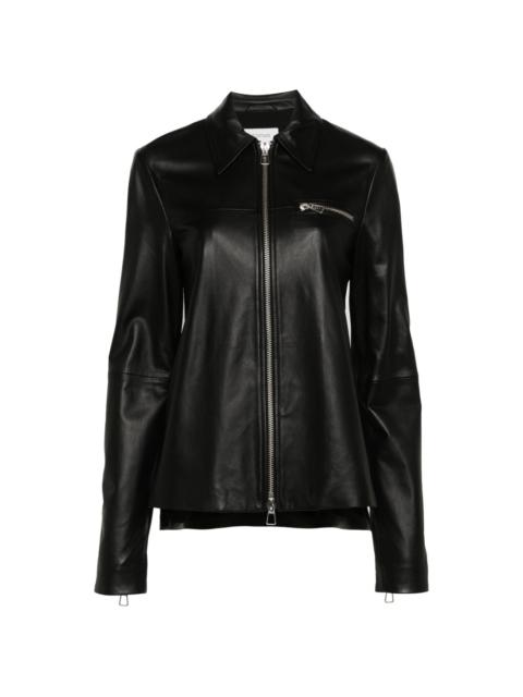 Sportmax Gel leather jacket