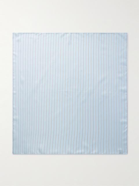 TOTEME Signature Striped Silk-twill Scarf