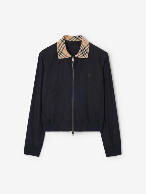 Burberry Gabardine Glenfields Bomber Jacket
