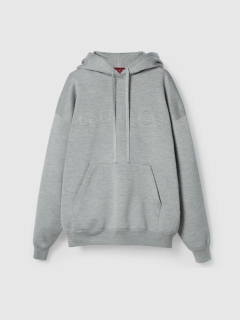 GUCCI Extra fine knit hooded sweater