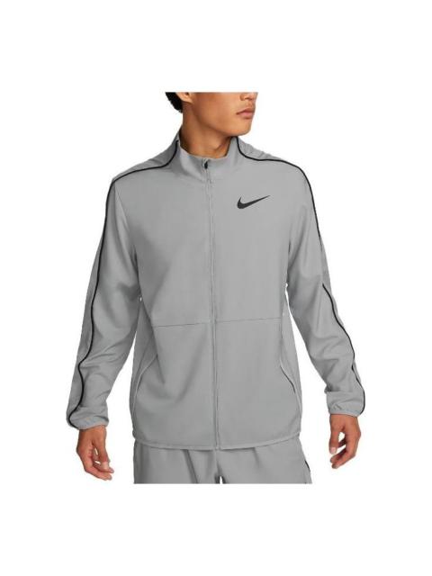 Nike Dri-Fit Team Woven Jacket 'Grey' DM6620-073