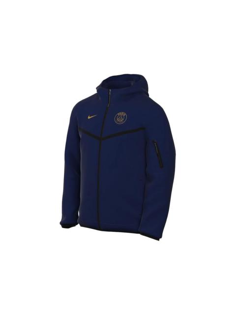 Nike PSG Sportswear Tech Fleece Hoodie Blue