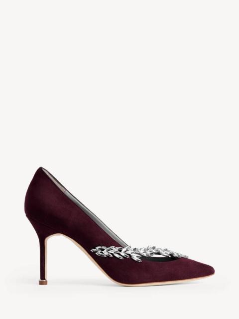 BALENCIAGA Women's Balenciaga | Manolo Blahnik Pump in Burgundy