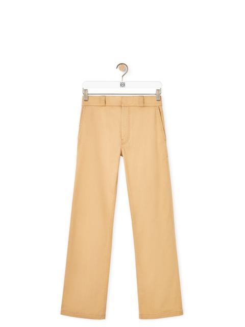 Loewe Straight leg trousers in cotton